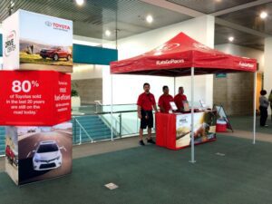 10x10 canopy - toyota