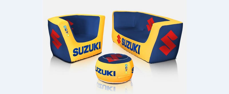 custom inflatable furniture - suzuki