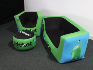 printed inflatable furniture - Cricket