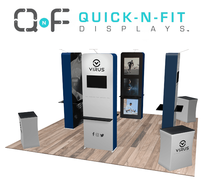 20x20 tradeshow booth displays