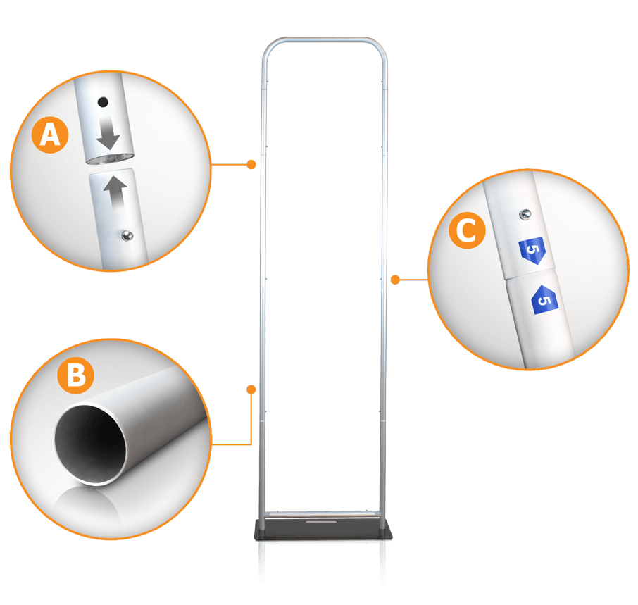quick n fit tradeshow display features