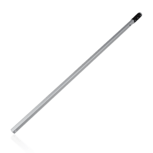 A long, slender metal rod, identified as Part #13 of the V4 Lite Canopy Frame - Upper Leg, features a black plastic cap on one end and is positioned diagonally against a plain white background.