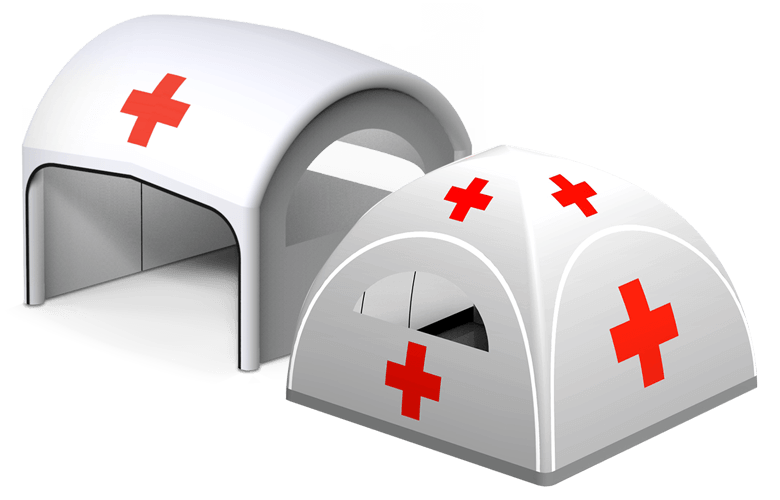 inflatable medical tent
