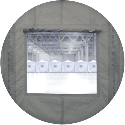 Medical Unit Tent Window