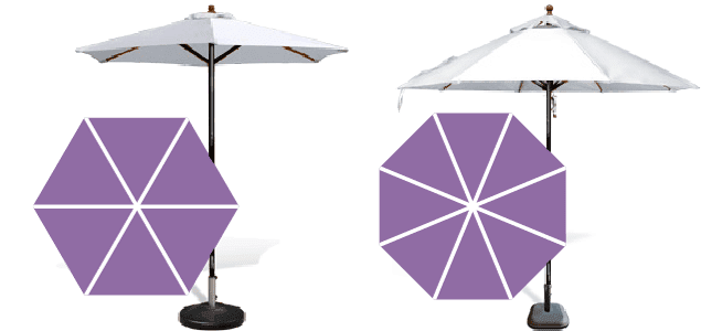 Acapulco umbrella size steel