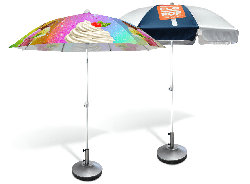 Montecarlo umbrellas custom printed