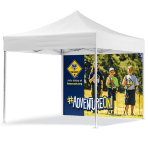 Cub Scouts - 10' Tent Wall - #Adventure On!